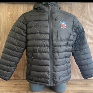 NFL puffer jacket Black New With Tags Size L